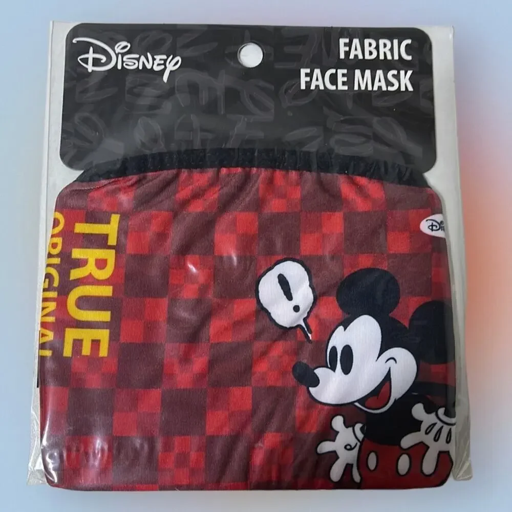 (5) DISNEY MICKIE & MINNIE MOUSE Adult Face Masks